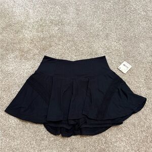 Free People Black Tennis Skort - NWT !!